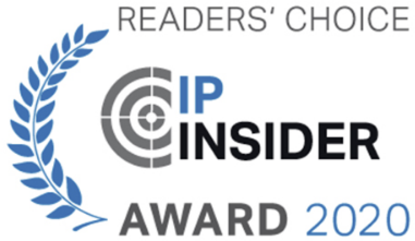 IP Insider Reader’s Choice Award 2020