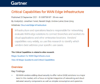 Gartner Critical Capabilities
